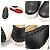Christian Louboutin Slip on PIK BOAT con borchie in pelle di vitello nera da uomo - vista 6