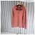 Brunello Cucinelli Cashmere-Strickpullover mit halbem Reißverschluss Koralle Pink - Ansicht 2