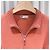 Brunello Cucinelli Cashmere-Strickpullover mit halbem Reißverschluss Koralle Pink - Ansicht 4