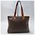 Céline Borsa Shopper Macadam Borsa a Spalla Unisex (Grado Articolo Raro) Marrone - vista 10