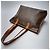 Céline Borsa Shopper Macadam Borsa a Spalla Unisex (Grado Articolo Raro) Marrone - vista 13