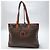 Céline Borsa Shopper Macadam Borsa a Spalla Unisex (Grado Articolo Raro) Marrone - vista 3