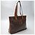 Céline Borsa Shopper Macadam Borsa a Spalla Unisex (Grado Articolo Raro) Marrone - vista 5