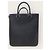 Dior Cabas Saddle en agneau noir porté épaule et crossbody - vue 5
