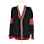 Gucci Oversized Strickjacke mit Zopfmuster Mehrfarben