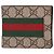 Gucci Portafoglio bifold da uomo GG Supreme Stripe Multicolore
