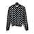 Balenciaga Strickpullover für Damen mit Allover-Mini-Logo Mehrfarben  - Ansicht 1
