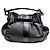 Burberry Borsa hobo in pelle marrone scuro, borsa a tracolla - vista 4