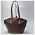 Céline Bolsa de ombro Macadam em formato de leque Marrom - vista 10