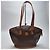Céline Bolsa de ombro Macadam em formato de leque Marrom - vista 4