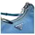 Prada Mini borsa a tracolla in nylon Blu - vista 7