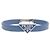 Prada Bracciale in pelle Saffiano Blu