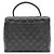Chanel Caviar Handtasche mit Tragegriff Schwarz - Ansicht 4