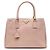 Prada Borsa Tote e Borsa a Spalla Saffiano Lux Rosa