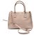 Prada Borsa Tote e Borsa a Spalla Saffiano Lux Rosa - vista 3