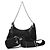 Prada Bolsa Hobo em tecido Re-Nylon com alça de corrente Preto - vista 3