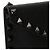 Valentino Clutch a bustina Rockstud Nero - vista 3
