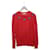 Givenchy Rundgestrickter Pullover mit Red Star Patch Rot  - Ansicht 1