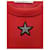 Givenchy Rundgestrickter Pullover mit Red Star Patch Rot  - Ansicht 3