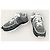 Chanel Gesteppte Sneaker aus dunkelgrauem Wildleder-Kalbsleder mit CC-Logo Braun - Ansicht 3