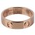 Cartier Bague Classic Love en or rose Taille - vue 4