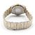 Omega Relógio Constellation Quartz Full Bar Combi Steel Dourado - vista 6