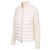 Moncler Cardigã de lã acolchoado com zíper para mulher Branco - vista 3