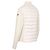 Moncler Cardigã de lã acolchoado com zíper para mulher Branco - vista 5