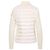 Moncler Cardigã de lã acolchoado com zíper para mulher Branco - vista 6