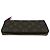 Louis Vuitton Cartera Monogram Clemence Fuchsia Castaño - vista 2