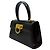 Salvatore Ferragamo Piccola borsa tote con manico superiore East West Iconic Nera - vista 3