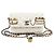Chanel Serie di borse crossbody con patta e catena Pearl Strass Signature - vista 2