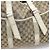 Gucci Borsa shopper a spalla in jacquard con logo GG Marrone - vista 6
