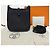 Hermès Black Noire Gold Tone Evelyn Stamp Nero - vista 8