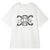 Céline Loose T-Shirt aus Baumwolljersey für Herren, Schwarz