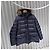 Moncler Kurze Steppjacke Cluny Navy Blau - Ansicht 3
