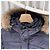 Moncler Kurze Steppjacke Cluny Navy Blau - Ansicht 4