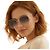 Gucci Gafas de sol ligeras de metal cuadradas Asian Fit Naranja