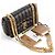 Burberry Mini sac bandoulière TB Lola en cuir matelassé noir avec chaîne - vue 8