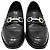 Salvatore Ferragamo Mocassini Gancini neri Nero
