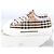 Burberry Sneakers in cotone Vintage Check Multicolore - vista 3