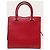 Saint Laurent Mini borsa tote Uptown monogramma rosso e oro - vista 5