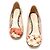 Gucci Beige Leder Pumps mit Blumenmuster mit mittlerem Absatz Damenschuhe Braun