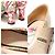 Gucci Beige Leder Pumps mit Blumenmuster mit mittlerem Absatz Damenschuhe Braun - Ansicht 7
