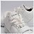 Céline Scratch Trainer Mid-Top Sneaker aus Kalbsleder Weiß - Ansicht 13