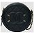 Chanel Serie di mini borse a tracolla rotonde in caviar cosmetico Nero - vista 2