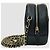 Chanel Serie di mini borse a tracolla rotonde in caviar cosmetico Nero - vista 4