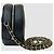 Chanel Serie di mini borse a tracolla rotonde in caviar cosmetico Nero - vista 5