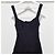 Alexander Mcqueen Asymmetrisches Denim-Midikleid Schwarz - Ansicht 4