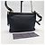 Double Prada Borsa a tracolla in nylon con doppia cerniera (Nuovo modello) Nero - vista 10